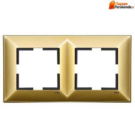 Viko Artline Trenda Metal Gold İkili Çerçeve